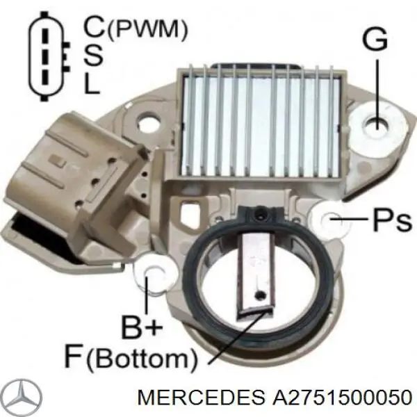 Купити A275150005080 Mercedes Генератор