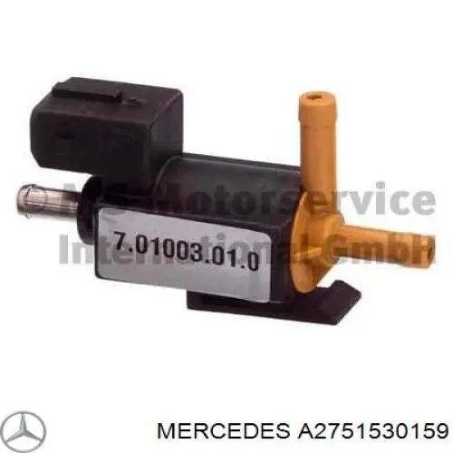 Клапан регулювання тиску надуву на Mercedes S-Class (W221)