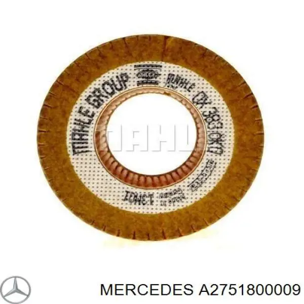 A2751800009 Mercedes фільтр масляний