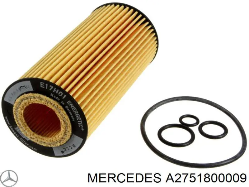 Купити A2751800009 Mercedes Фільтр очищення масла відцентровий