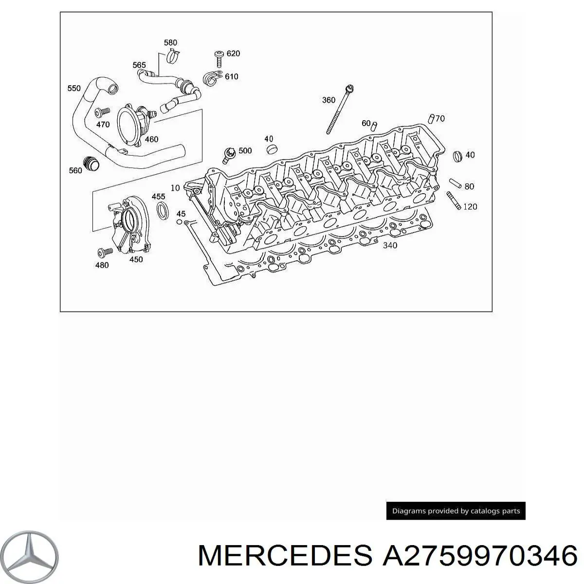  Mercedes A2759970346 ціна, від 29.77 USD