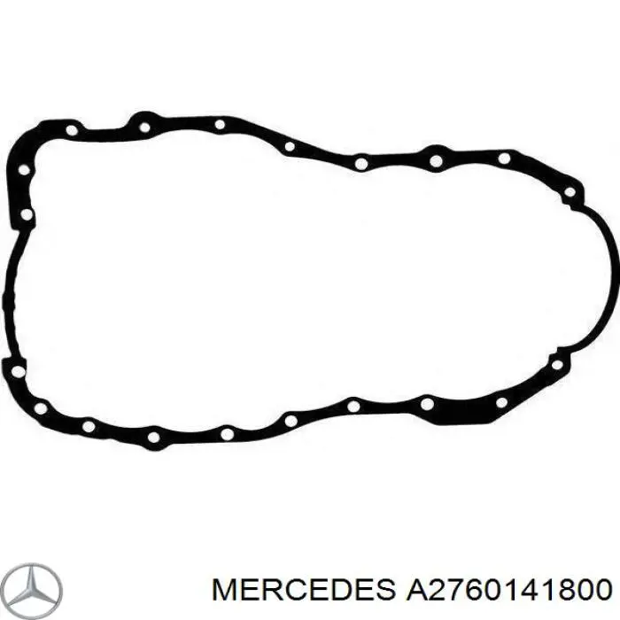 Прокладка піддону картера двигуна, нижня на Mercedes ML/GLE (W166)