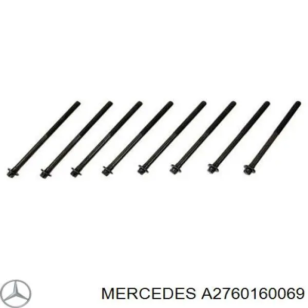 Болт головки блока циліндрів, ГБЦ Mercedes A2760160069 ціна, від 19.47 USD