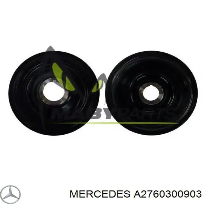 Шків колінвала (демпфер ) Mercedes A2760300903 ціна, від 205.14 USD