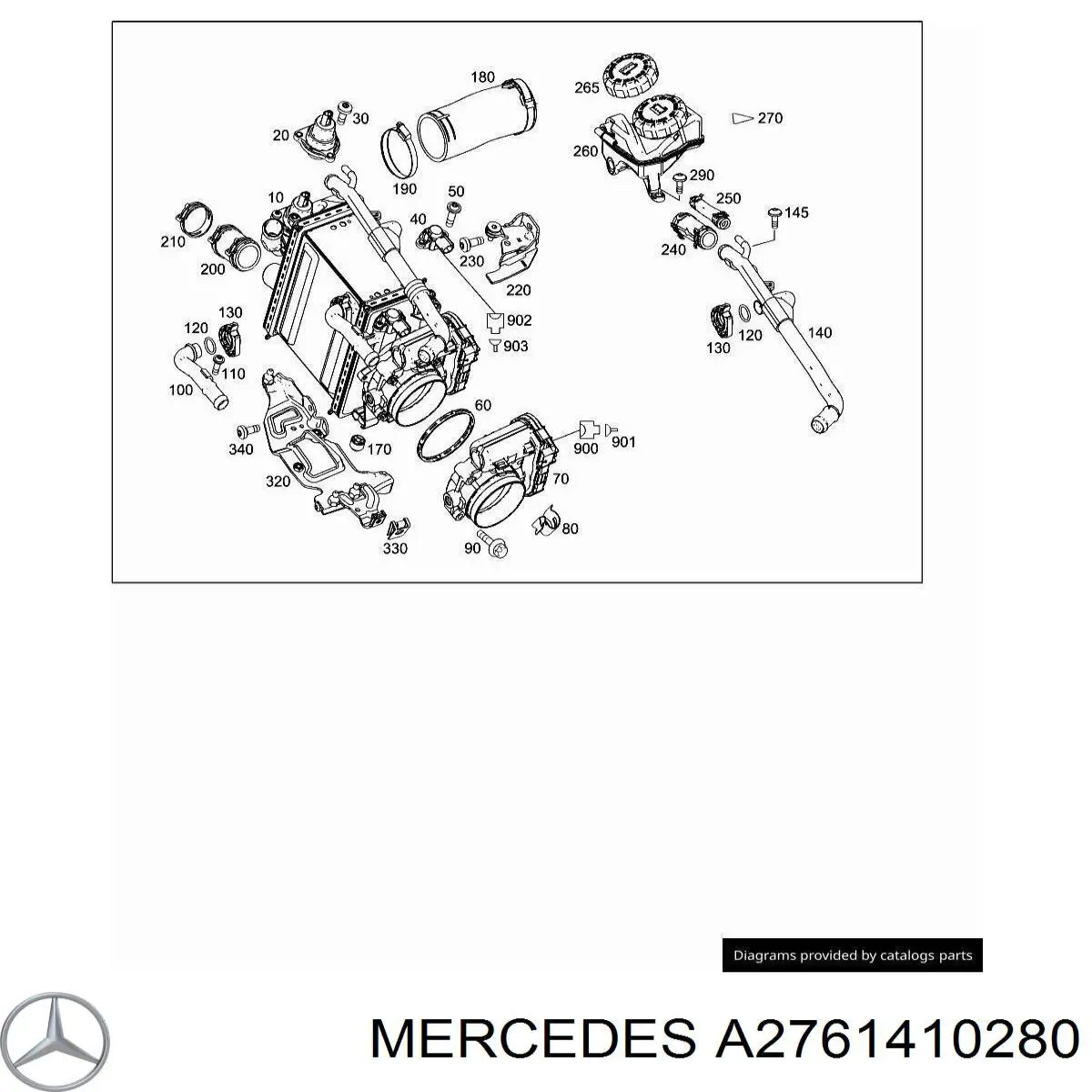 Прокладка дросельної заслінки Mercedes A2761410280 ціна, від 7.07 USD
