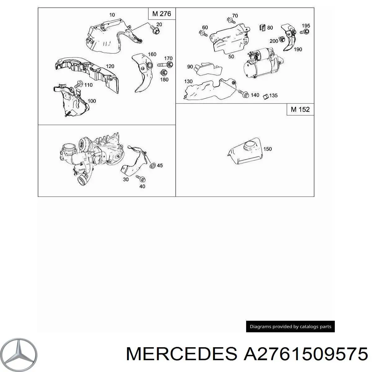 A2761509575 Mercedes 