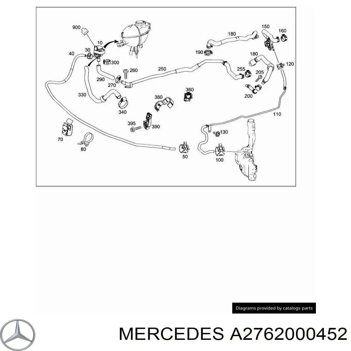  Mercedes A2762000452 ціна, від 11.25 USD