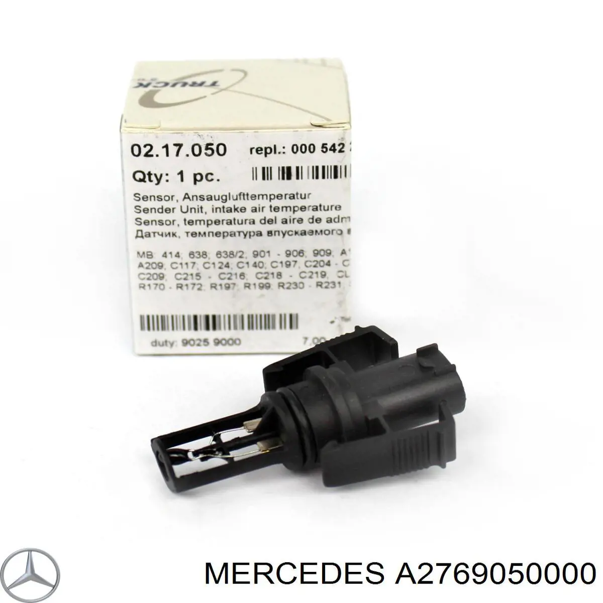 Датчик температури повітряної суміші Mercedes A2769050000 ціна, від 8.44 USD