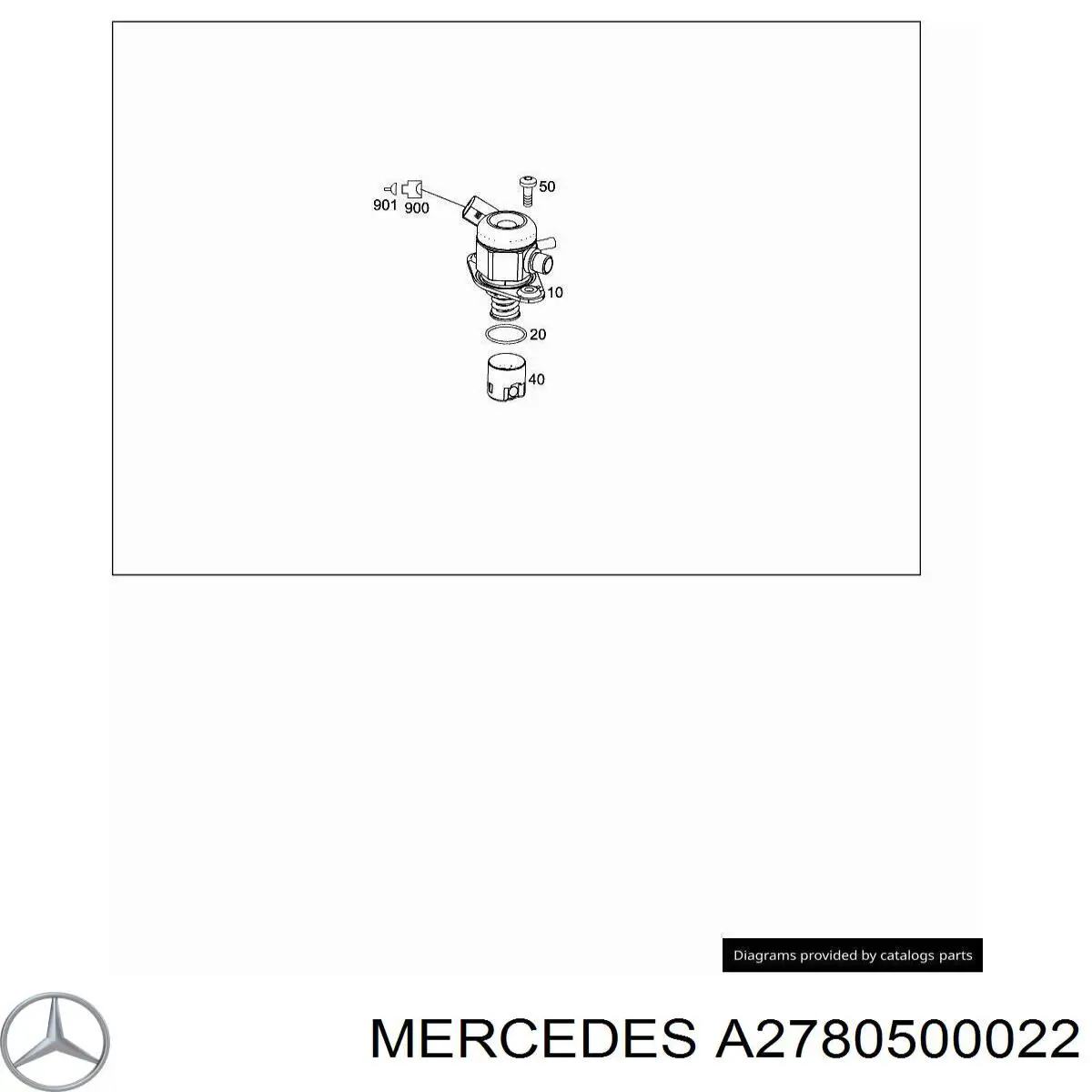 A2780500022 Mercedes штовхач паливного насосу