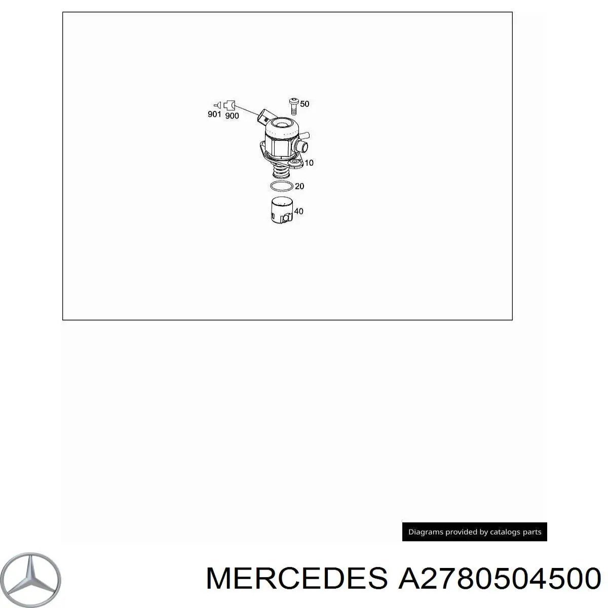 Купити A2780504500 Mercedes Штовхач паливного насосу
