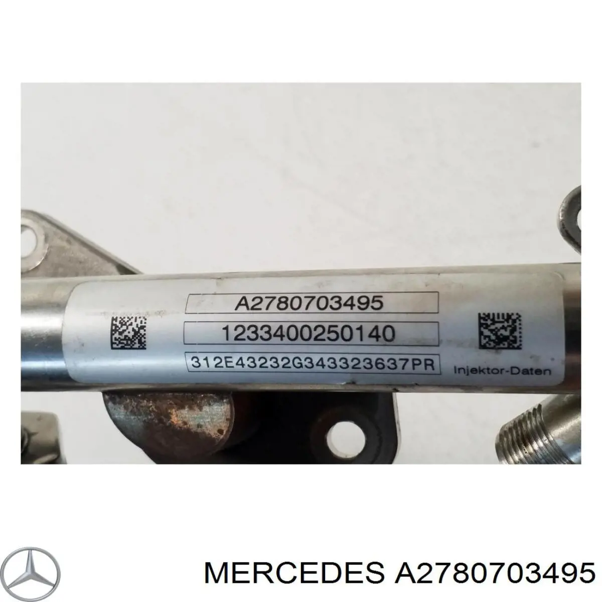 Розподільник палива (рампа) правий A2780703495 Mercedes