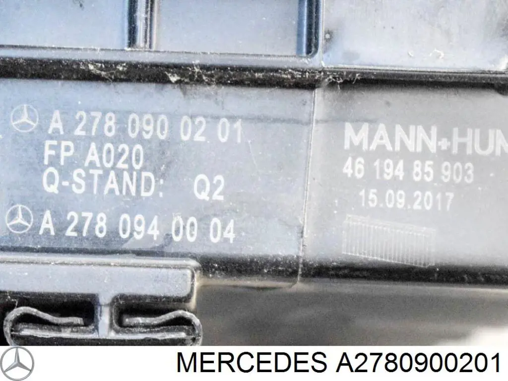 Корпус фільтра A2780900201 Mercedes