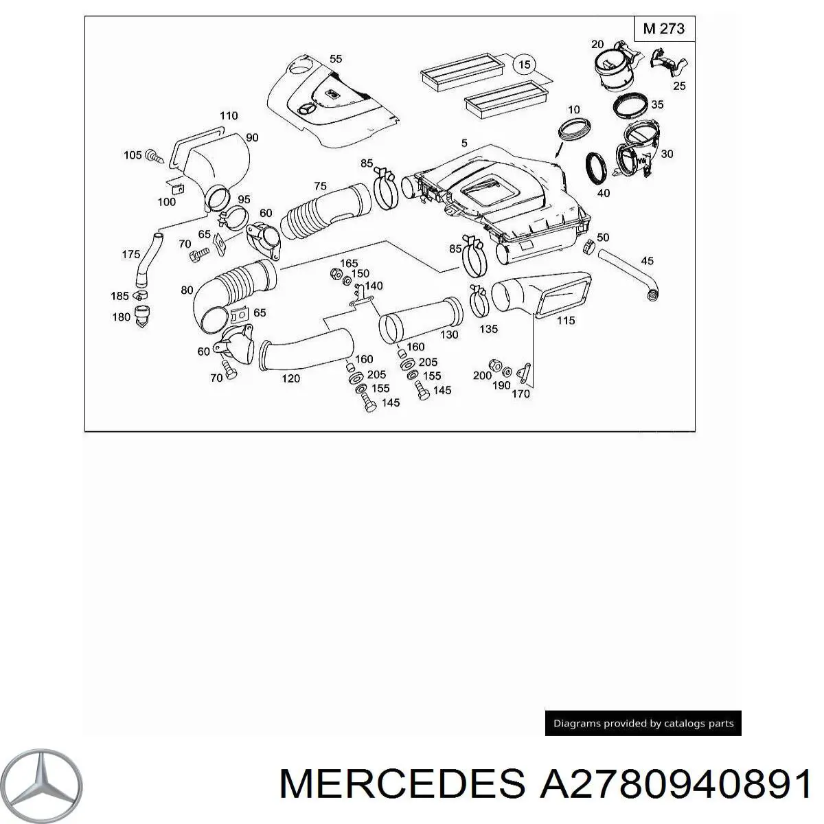 Купити A2780940891 Mercedes 