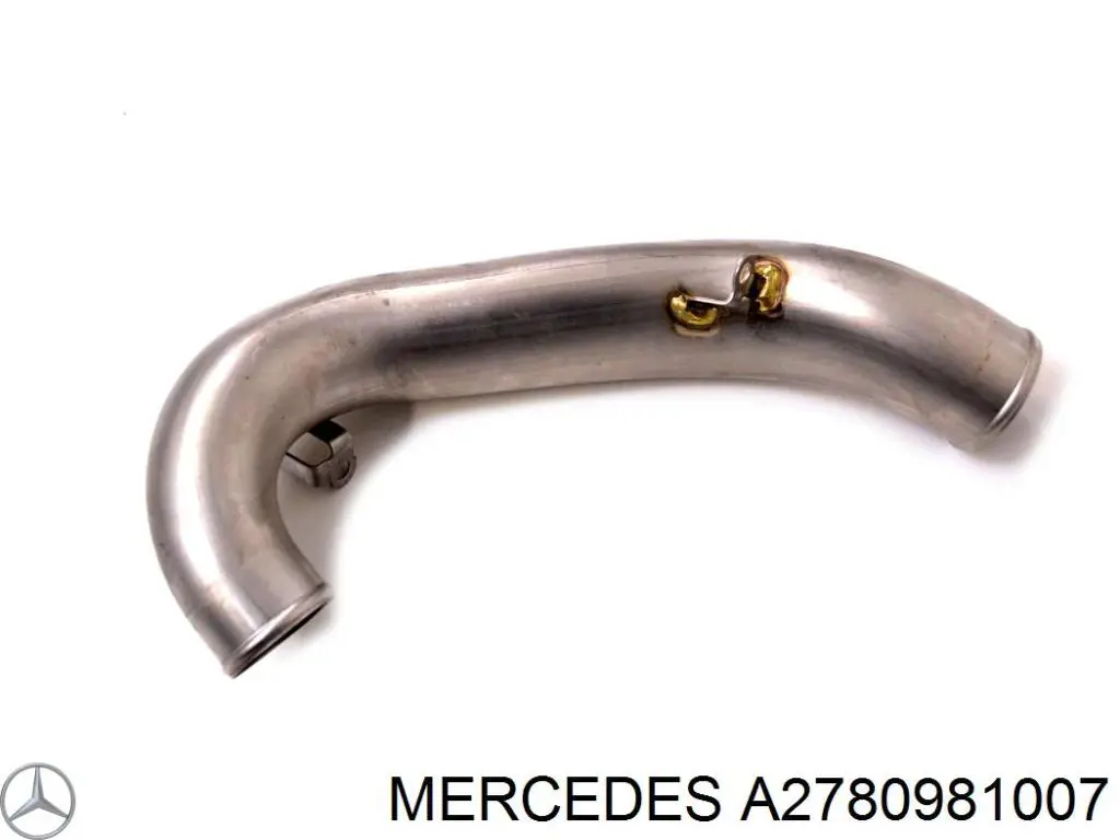 Шланг/патрубок интеркуллера Mercedes A2780981007 ціна, від 39.27 USD