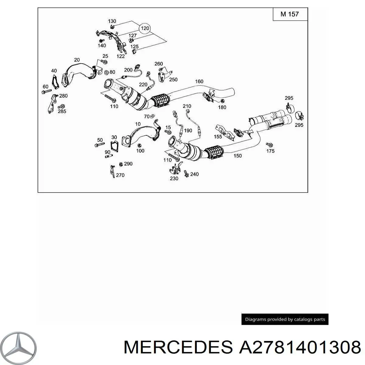 A2781401308 Mercedes 