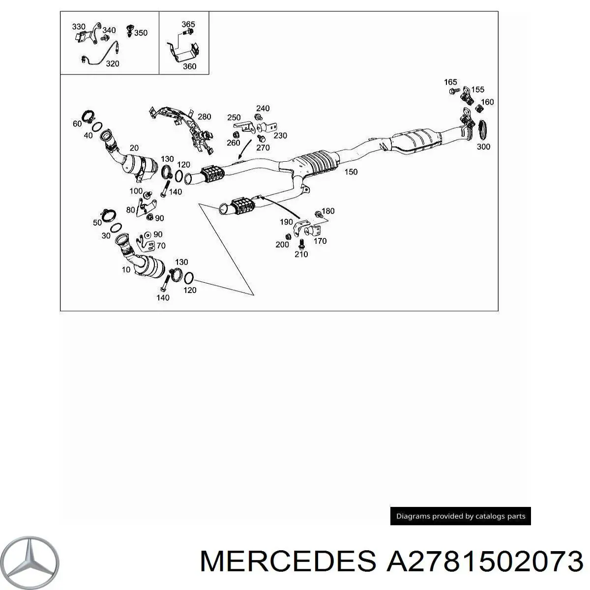 A2781502073 Mercedes 