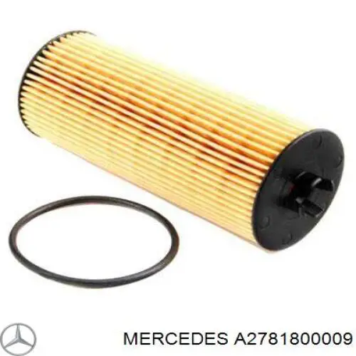 A2781800009 Mercedes фільтр масляний