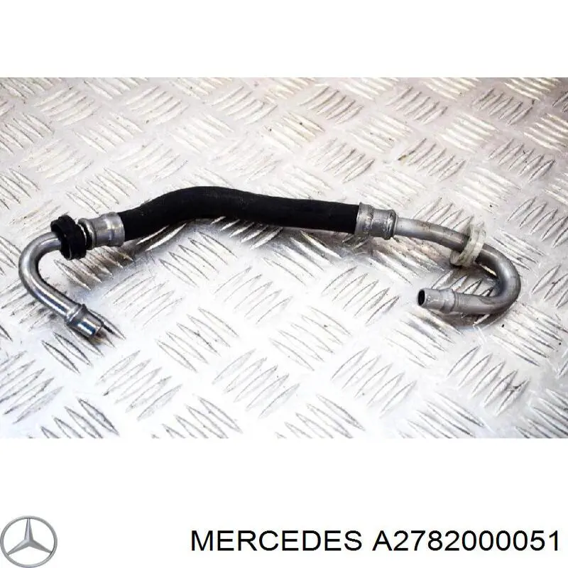 Шланг/патрубок рідинного охолодження турбіни, подача A2782000051 Mercedes