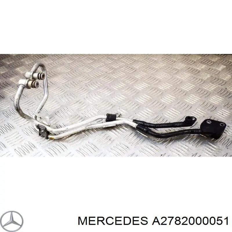 A2782000051 Mercedes шланг/патрубок рідинного охолодження турбіни, подача