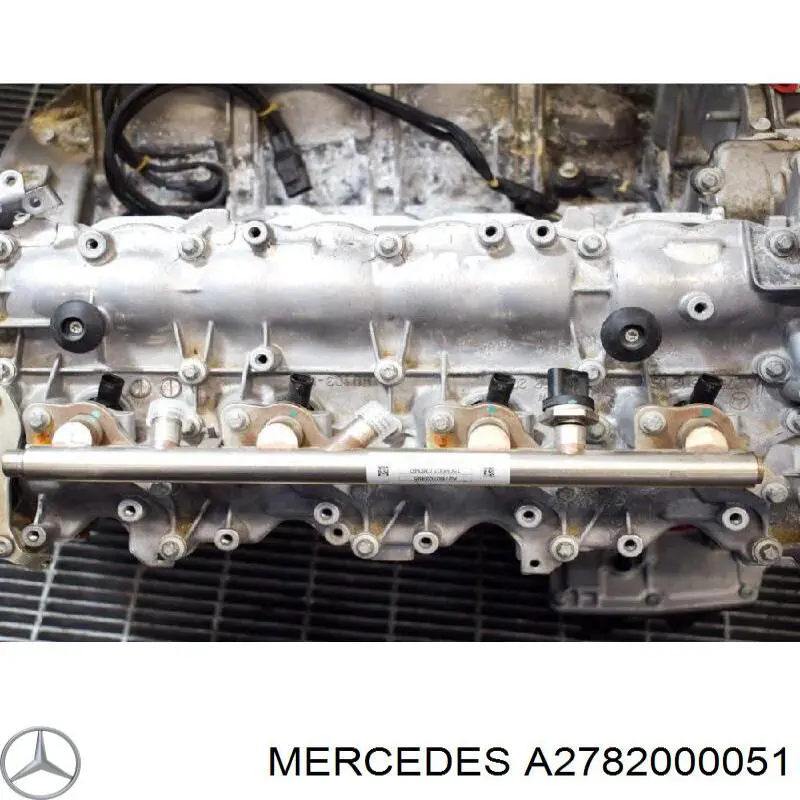 Купити A2782000051 Mercedes Шланг/патрубок рідинного охолодження турбіни, подача