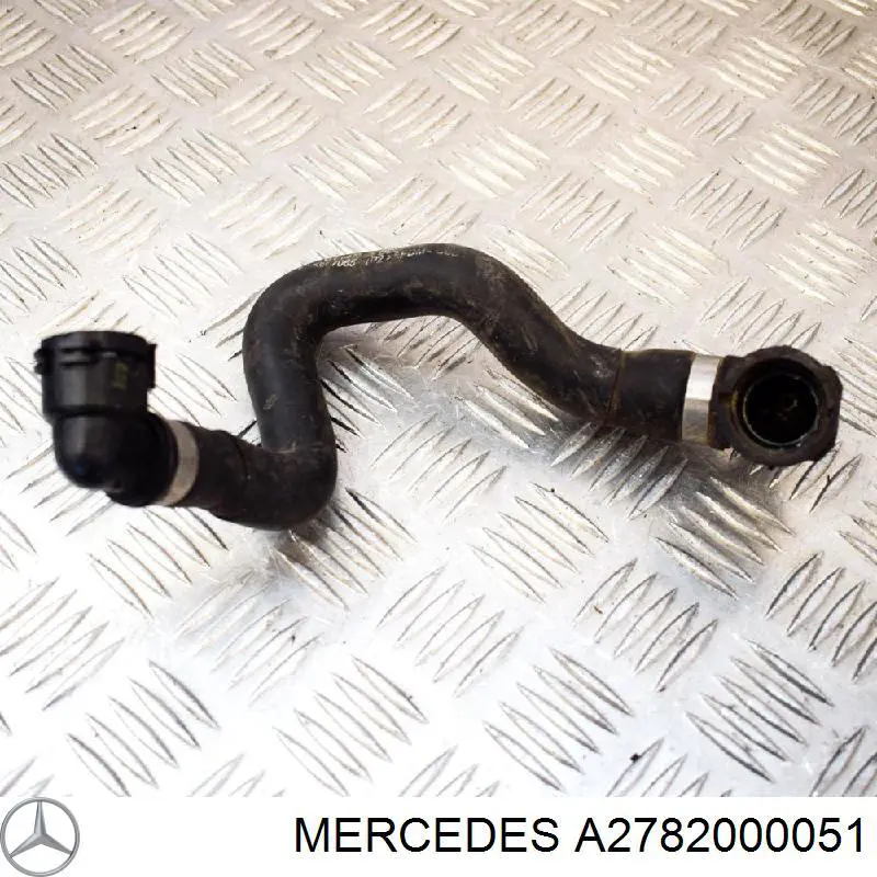 Шланг/патрубок рідинного охолодження турбіни, подача Mercedes A2782000051