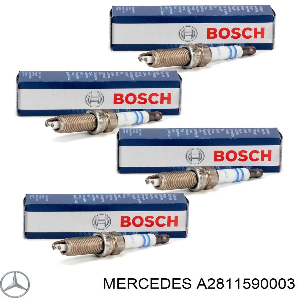Свічки автомобільні Mercedes A2811590003 ціна, від 21.41 USD