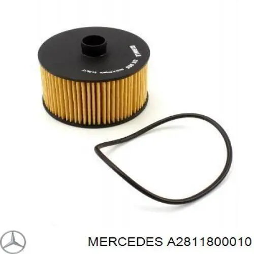 Кришка масляного фільтра Mercedes A2811800010