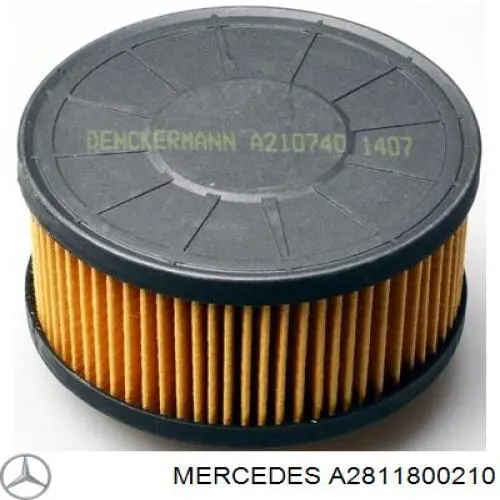 A2811800210 Mercedes фільтр масляний