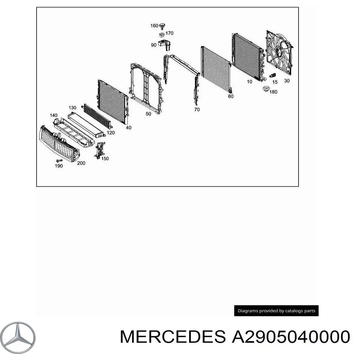  A2905040000 Mercedes