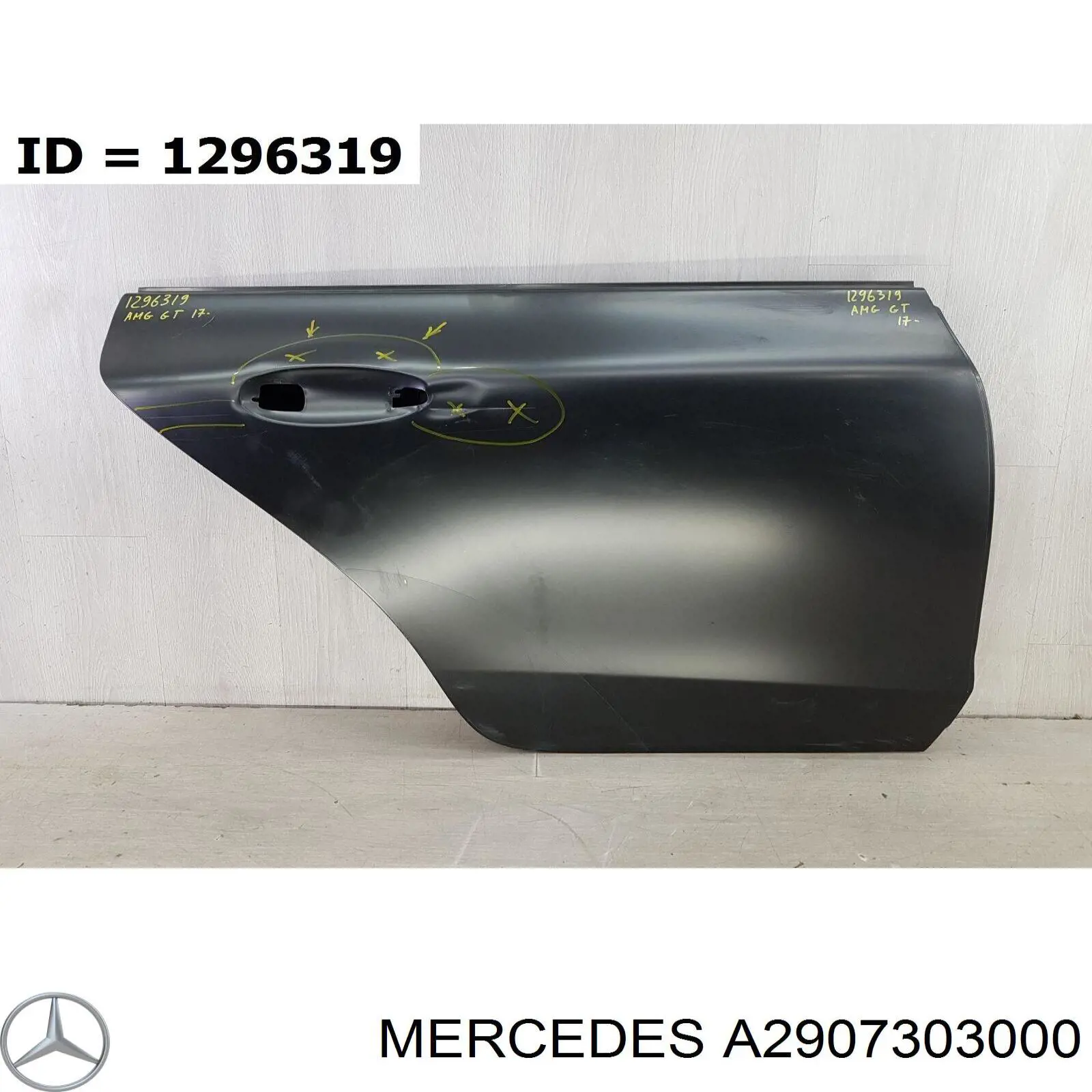 Двері задні, праві Mercedes A2907303000 ціна, від  USD