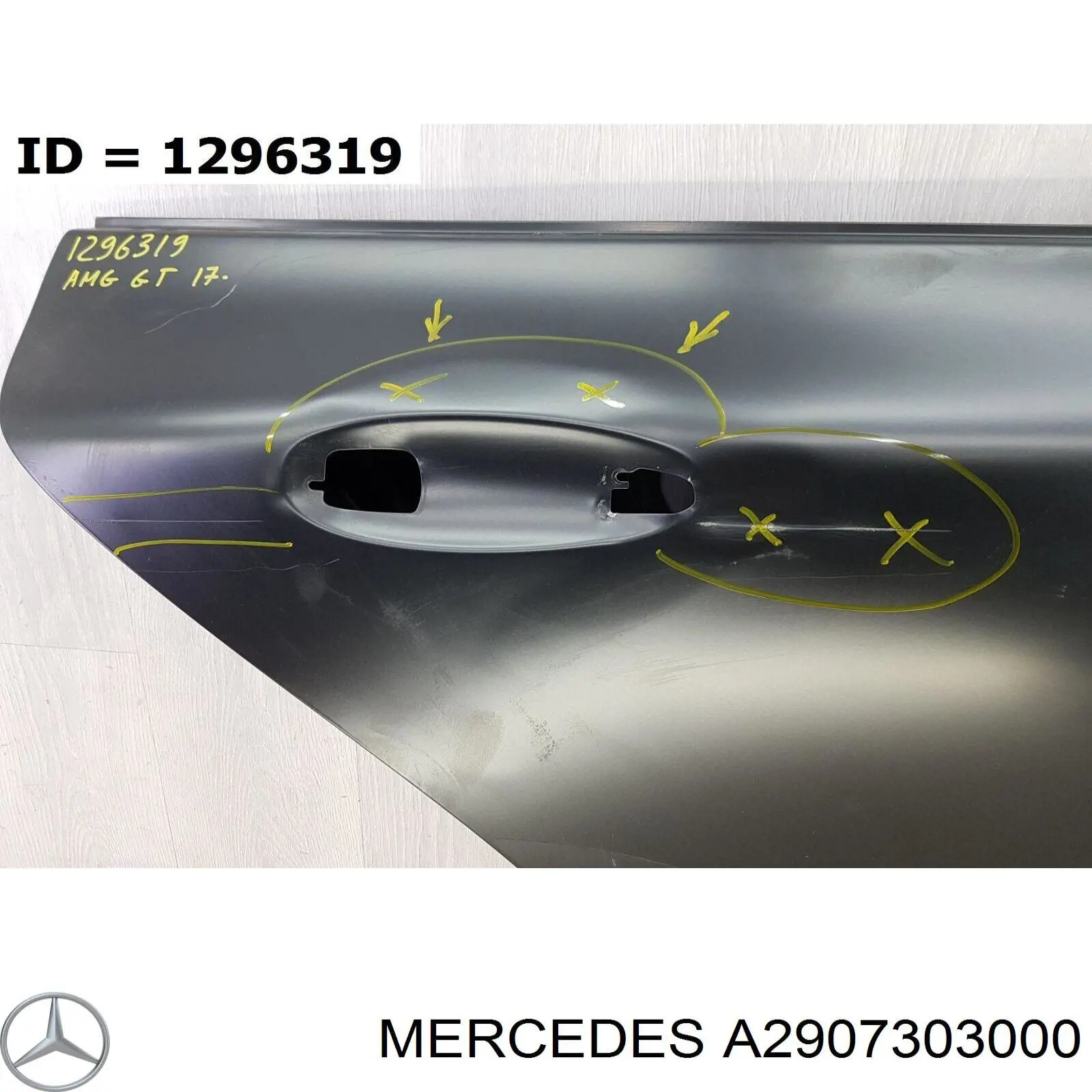 Купити A2907303000 Mercedes Двері задні, праві