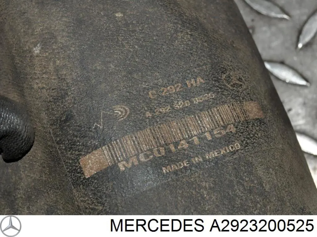 Пневмоподушка задня Mercedes A2923200525