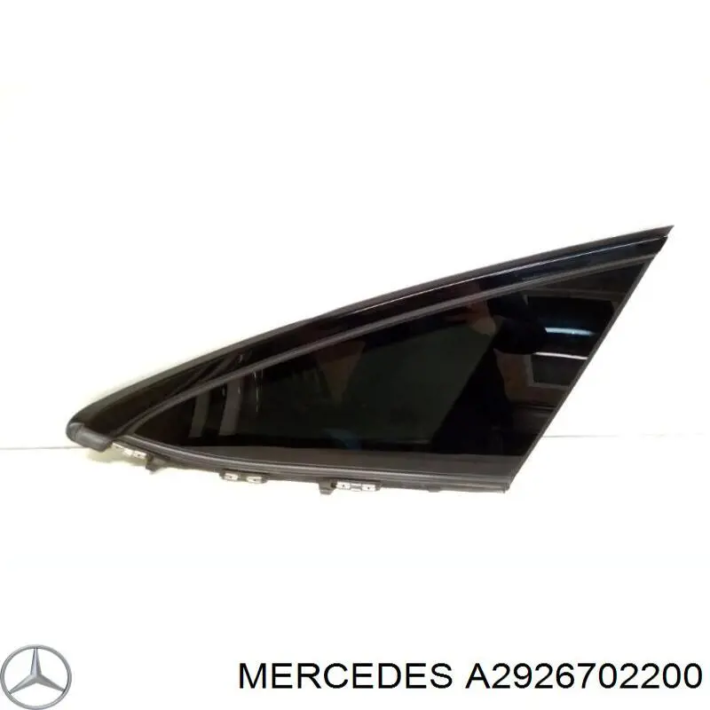 A2926702200 Mercedes Стукло багажника, праве