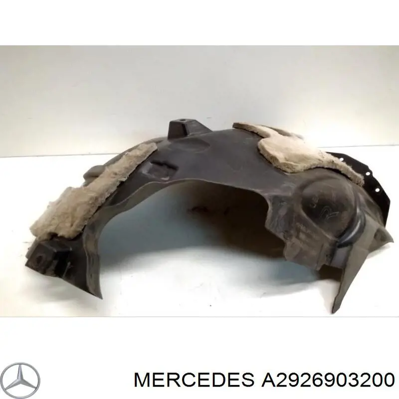 A2926903200 Mercedes Підкрилок переднього крила, правий задній