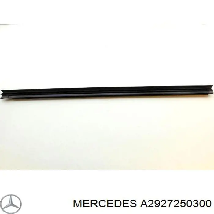 Ущільнювач скла передніх дверей лівої, внутрішній (планка) Mercedes A2927250300 ціна, від 12.70 USD