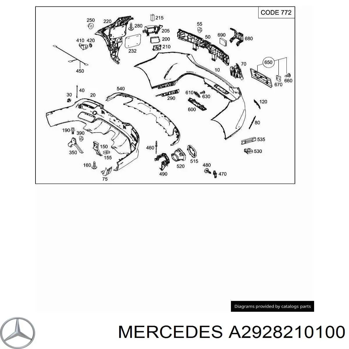 A2928210100 Mercedes 
