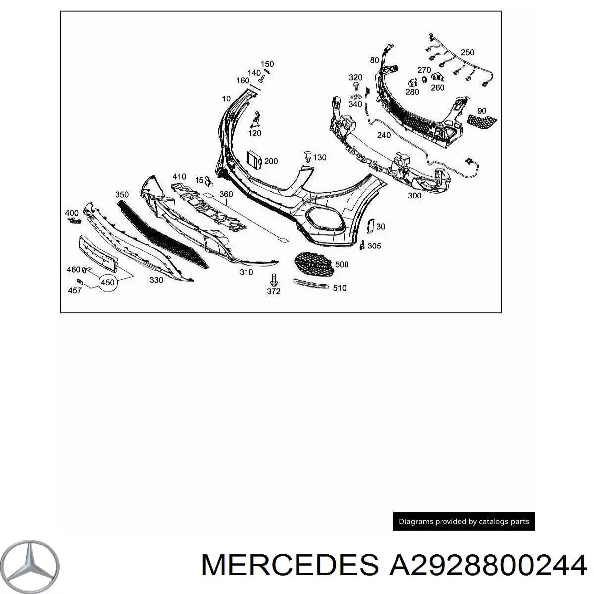  A2928800244 Mercedes