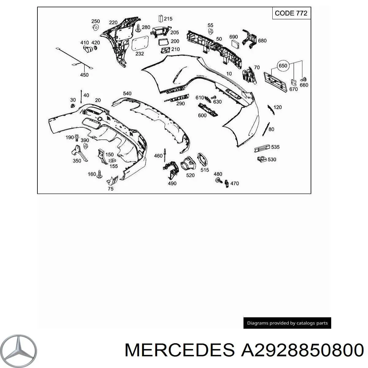  A2928850800 Mercedes