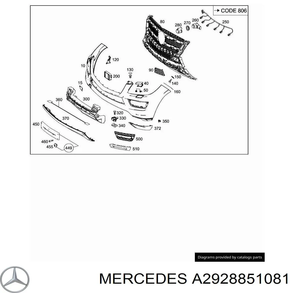  A2928851081 Mercedes