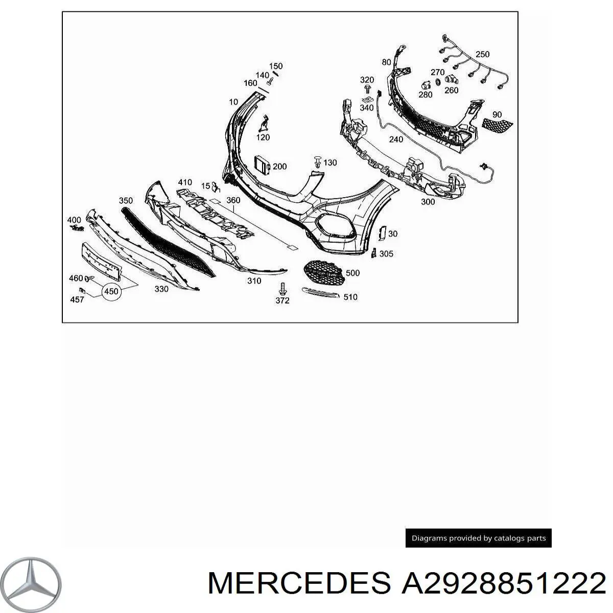 A2928851222 Mercedes 