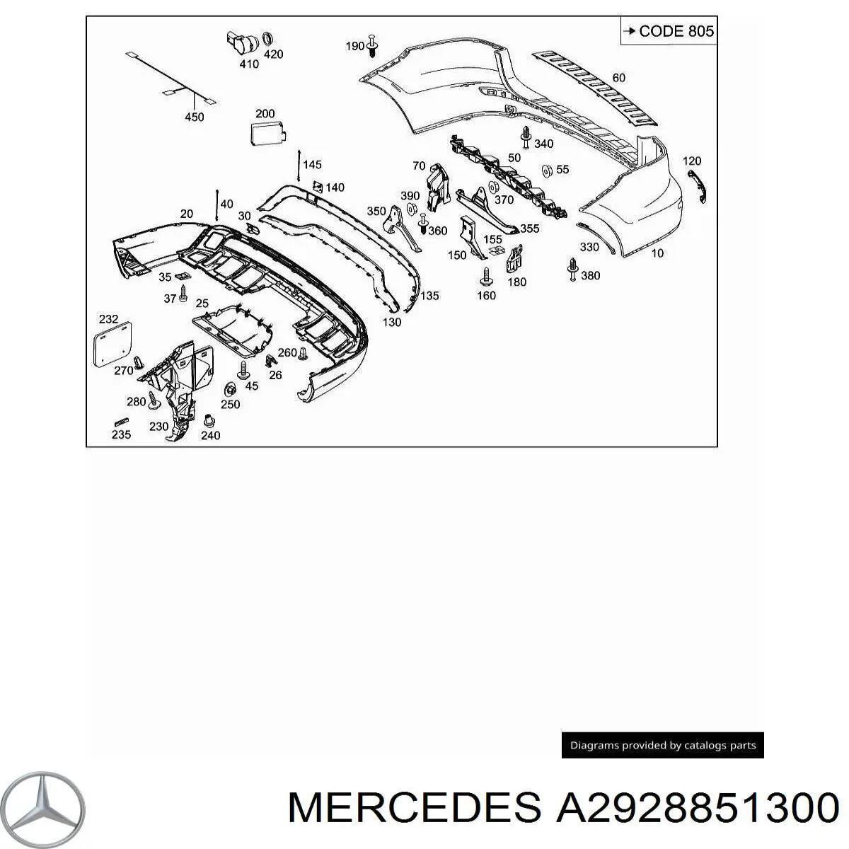  A2928851300 Mercedes