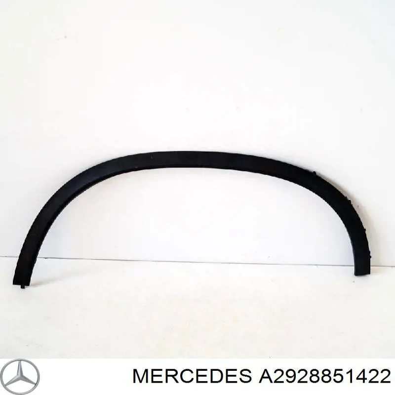 Купити A2928851422 Mercedes Молдинг арки колеса заднього, лівий