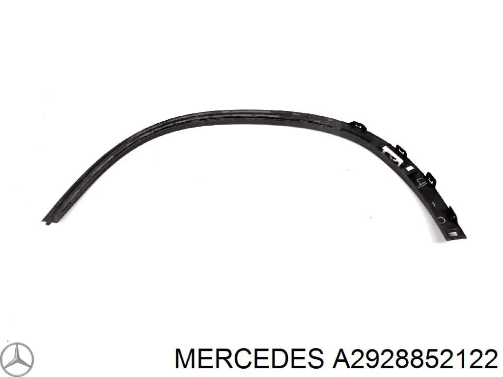 Молдинг задньої арки крила, правий Mercedes A2928852122 ціна, від 103.64 USD