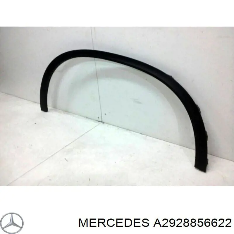 Молдинг арки крила переднього, правий Mercedes A2928856622 ціна, від 84.88 USD