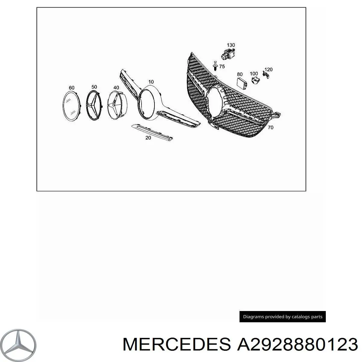 A2928880123 Mercedes 