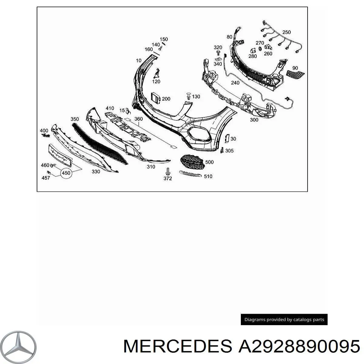 A2928890095 Mercedes 