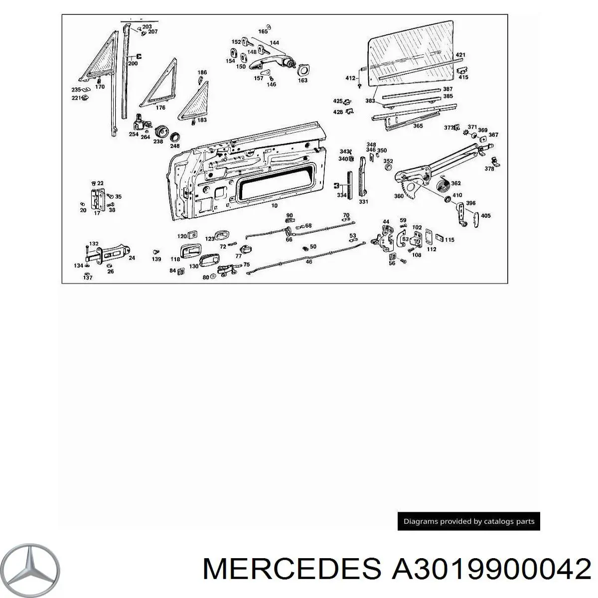  Mercedes A3019900042