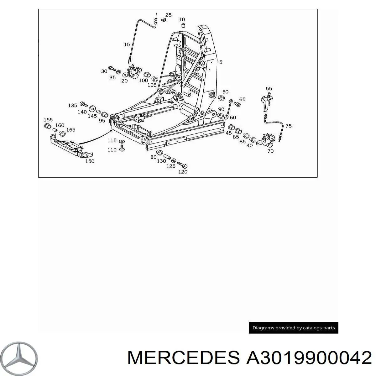  Mercedes A3019900042 ціна, від 1.35 USD