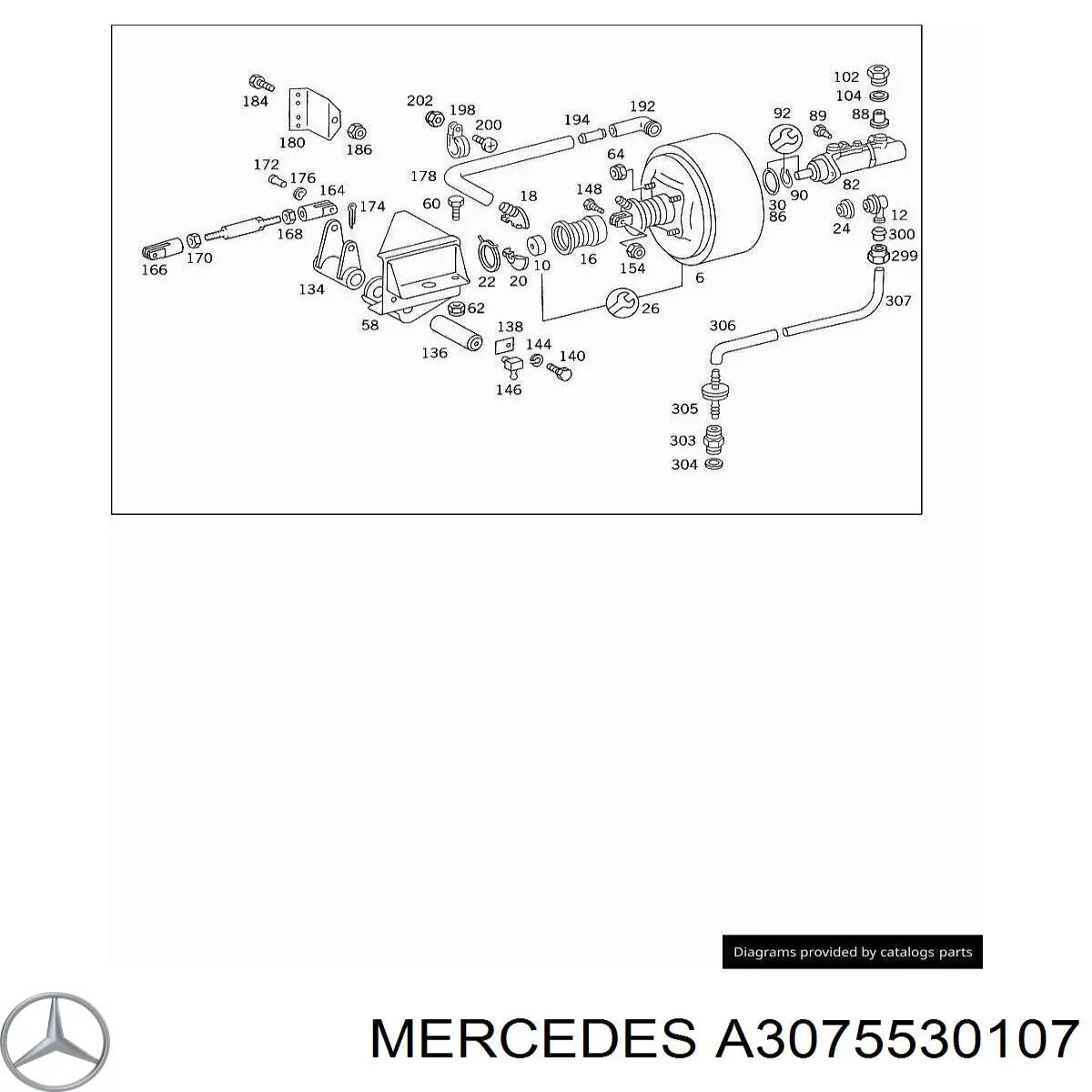 A3075530107 Mercedes Штуцер прокачування супорту гальмівного, переднього