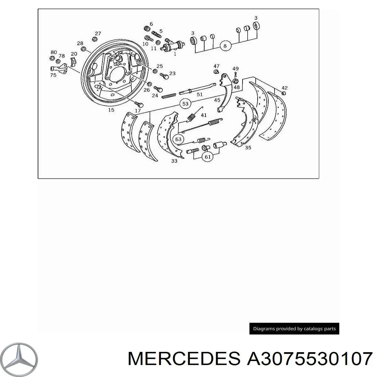 Купити A3075530107 Mercedes Штуцер прокачування супорту гальмівного, переднього